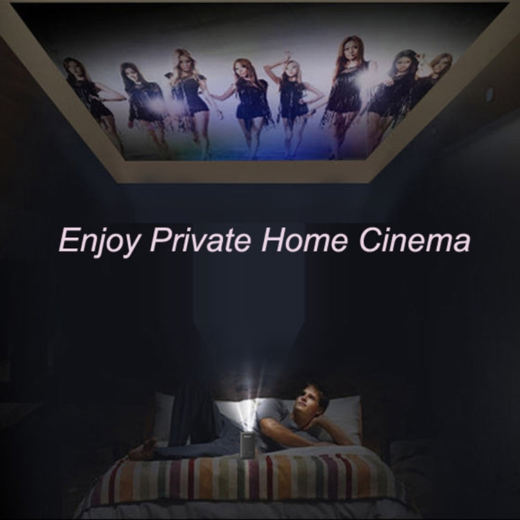 Wejoy DL-S6+ 1000 Lumens 854x480 Smart Mini Projector, RK3128 CPU, 1GB+32GB, Android 4.4, Bluetooth, WiFi, HDMI(Grey)
