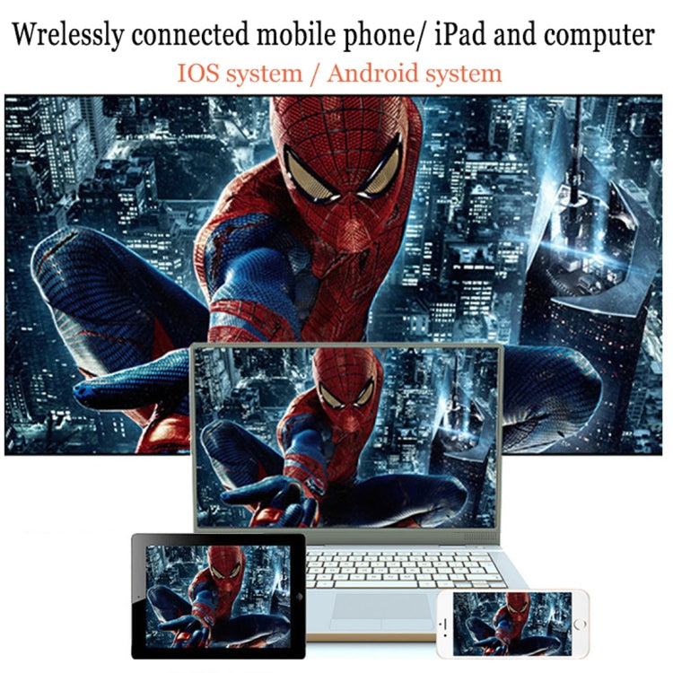Wejoy DL-S6+ 1000 Lumens 854x480 Smart Mini Projector, RK3128 CPU, 1GB+32GB, Android 4.4, Bluetooth, WiFi, HDMI(Grey)