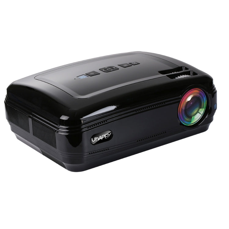 Uhappy U58 Pro 3200LM 1080P Home Theater 1280*768 LED Projector with Remote Control, Support HDMI + USB + TV + YPbPr + AV + VGA , RAM: 1GB, ROM: 8GB