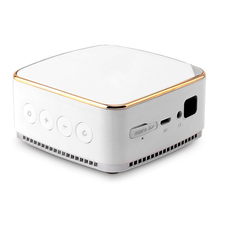 Wejoy DL-S8+ 50 ANSI Lumens 854x480 Smart Mini Projector, RK3128 ARM Cortex-A7 Quad Core 1.3GHz CPU, 1GB+8GB, Android 5.1, Bluetooth, WiFi