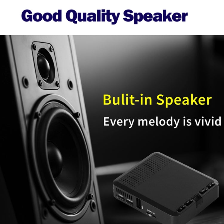 Wejoy DL-S30 50ANSI Lumens 854x480 Mini Projector, HDMI, VGA, USB, TF(Black)