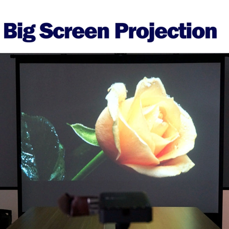 Wejoy DL-S30 50ANSI Lumens 854x480 Mini Projector, HDMI, VGA, USB, TF(Black)