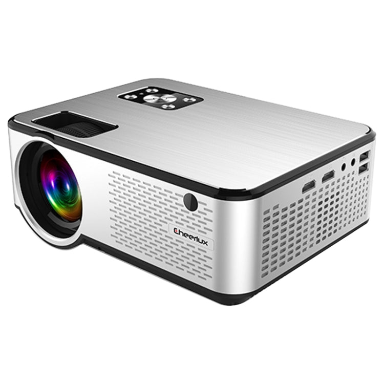 Cheerlux C9 2800 Lumens 1280x720 720P HD Android Smart Projector, Support HDMI x 2 / USB x 2 / VGA / AV