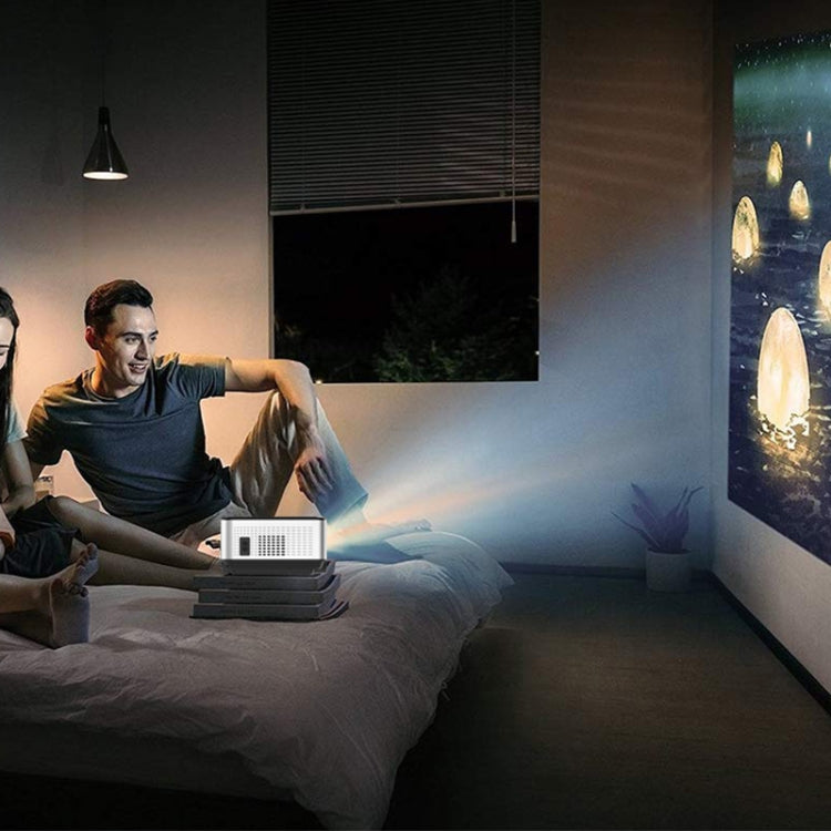 Cheerlux C9 2800 Lumens 1280x720 720P HD Android Smart Projector, Support HDMI x 2 / USB x 2 / VGA / AV