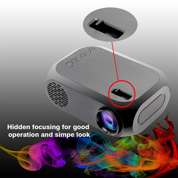 BLJ-111 1920x1080 800 Lumens LCD Portable Home Theater Mini Projector, Support HDMI / SD / USB / AV