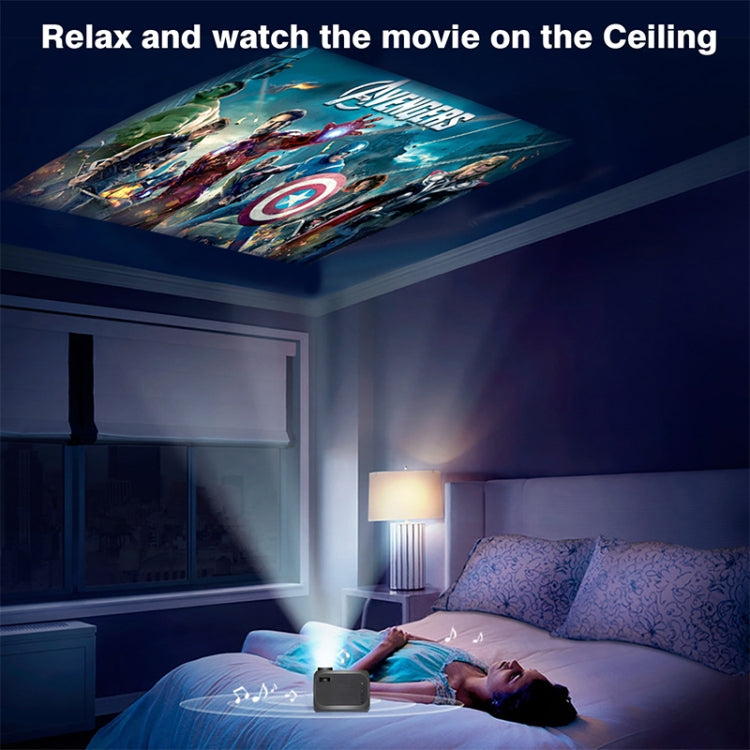 BLJ-111 1920x1080 800 Lumens LCD Portable Home Theater Mini Projector, Support HDMI / SD / USB / AV