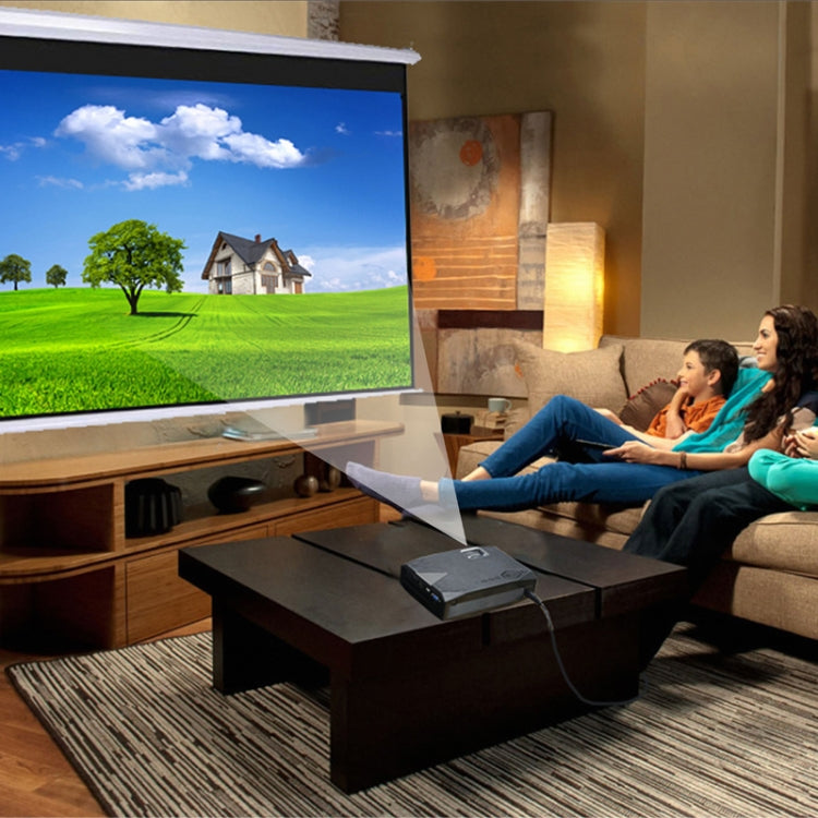 BLJ-333 1920x1080 2000 Lumens LCD Portable Home Theater Mini Projector, Support HDMI / SD / USB / AV / VGA