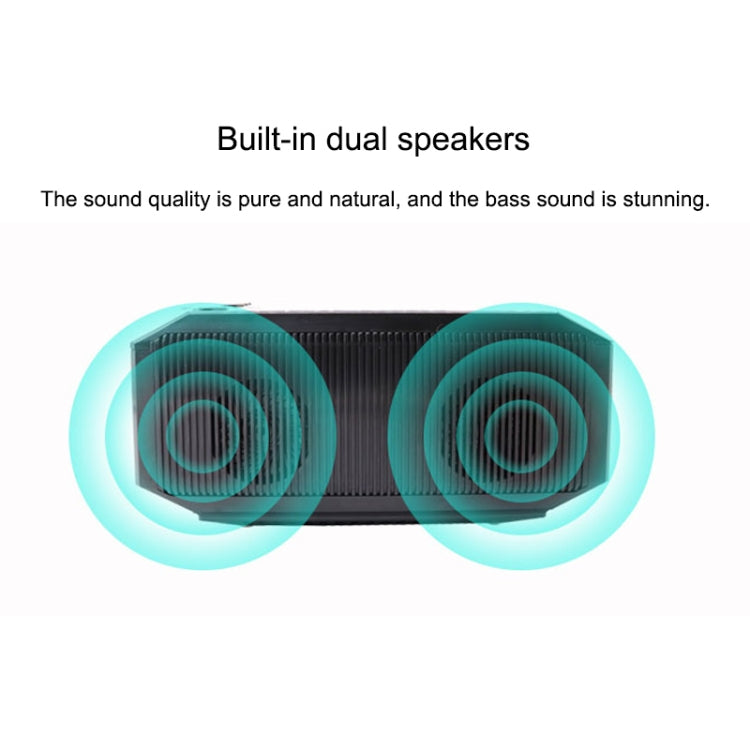 BLJ-666 1280x720 2800 Lumens LCD Portable Home Theater Mini Projector, Support HDMI / USB / DC