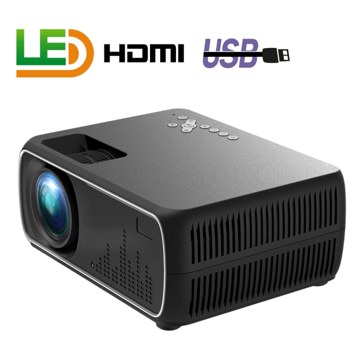 DH-A20 2200 Lumen 800 x 480 HD Smart Projector, Support VGA / HDMI / USB x 2 / AV / RCA Audio, Basic Version