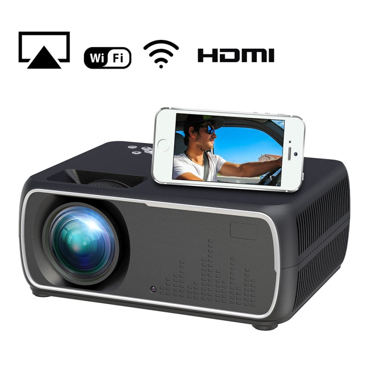 DH-A20 2200 Lumen 800 x 480 WiFi HD Smart Projector, Support VGA / HDMI / USB x 2 / AV / RCA Audio, Sync Version