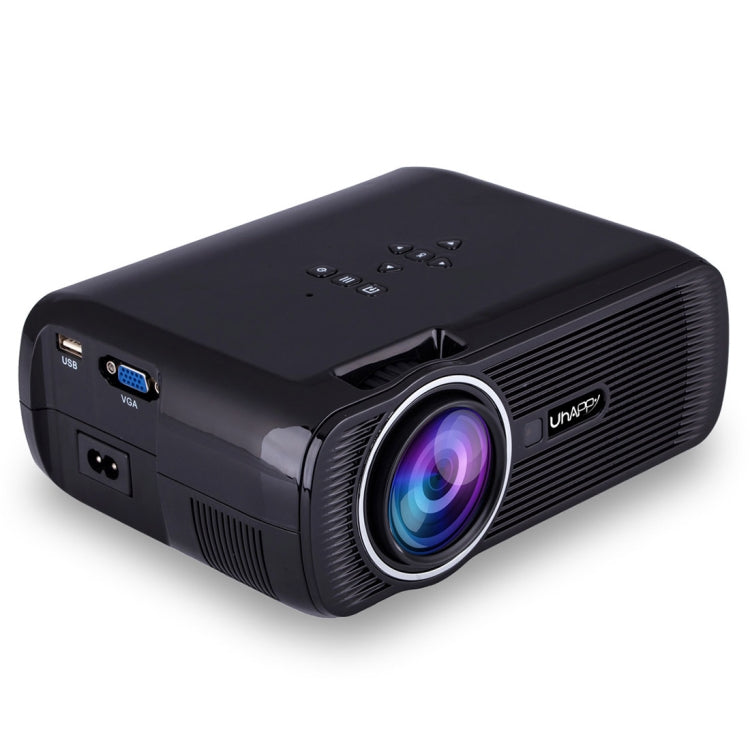 UHAPPY U80 Plus LCD 1500 Lumens Home Theater HD 1080P Mini Projector, Android 6.0, Bluetooth V4.0, Wi