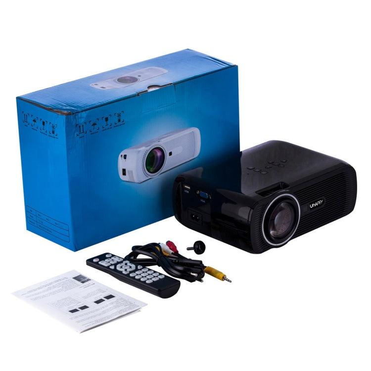 UHAPPY U80 Plus LCD 1500 Lumens Home Theater HD 1080P Mini Projector, Android 6.0, Bluetooth V4.0, Wi
