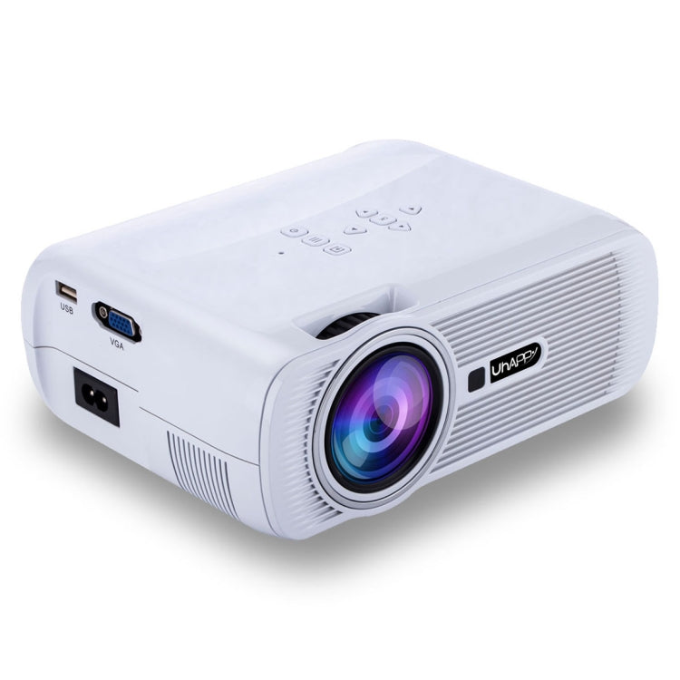 UHAPPY U80 Plus LCD 1500 Lumens Home Theater HD 1080P Mini Projector, Android 6.0, Bluetooth V4.0, Wi