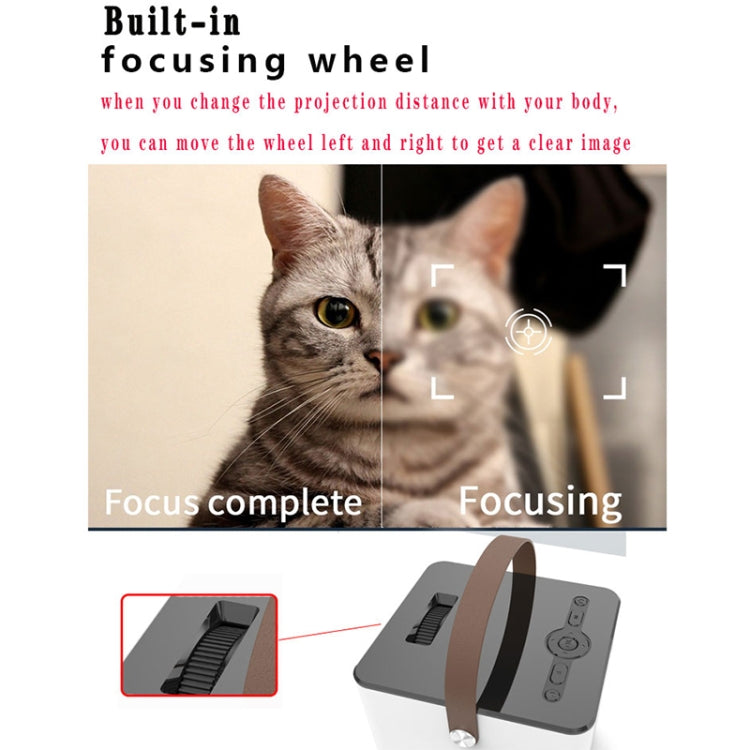BLJ888A 1280x720P 3800 Lumens Portable Home Theater LED HD Digital Projector,Android Version