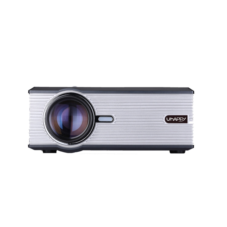 UHAPPY U88 Single LCD Panel 1080P LED HD Mini Projector with Remote Control, Support VGA / USB / SD / HDMI / 3.5mm Audio port / AV / TV