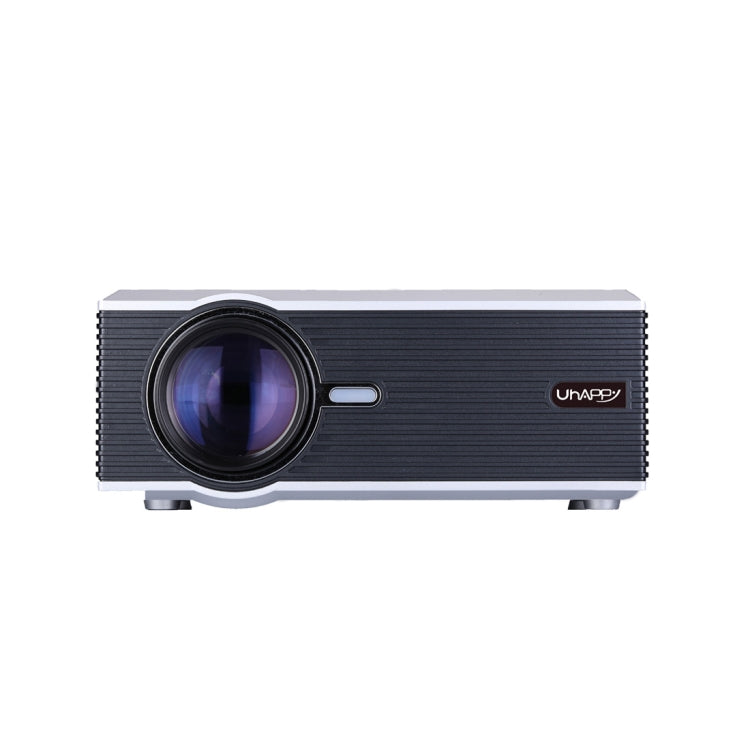 UHAPPY U88 Single LCD Panel 1080P LED HD Mini Projector with Remote Control, Support VGA / USB / SD / HDMI / 3.5mm Audio port / AV / TV