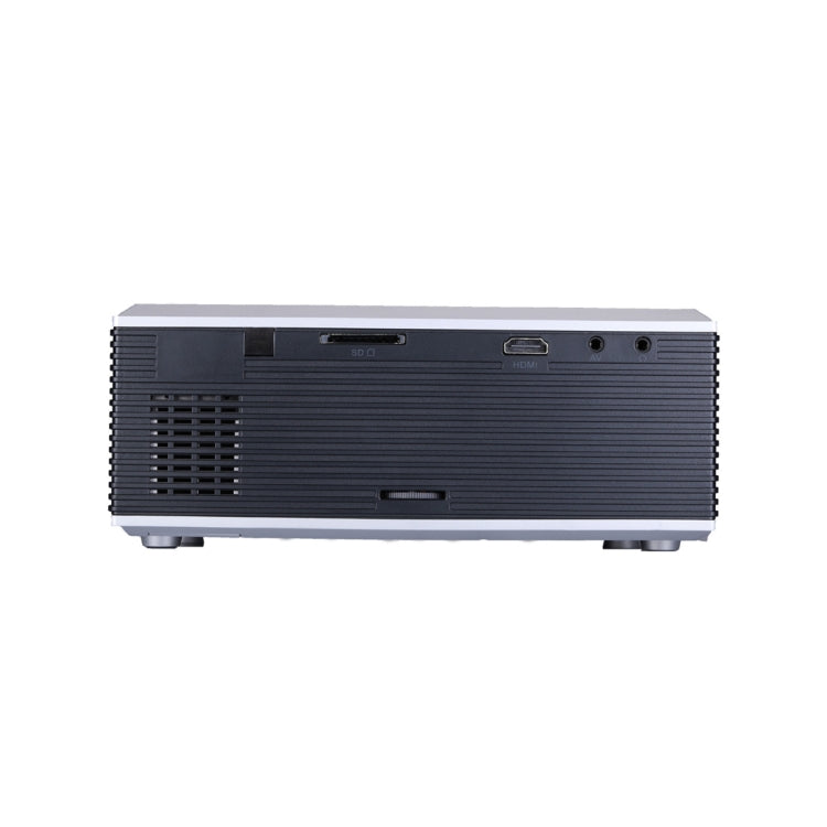 UHAPPY U88 Single LCD Panel 1080P LED HD Mini Projector with Remote Control, Support VGA / USB / SD / HDMI / 3.5mm Audio port / AV / TV