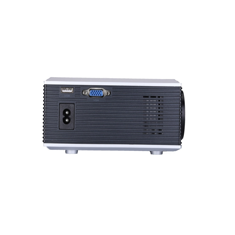 UHAPPY U88 Single LCD Panel 1080P LED HD Mini Projector with Remote Control, Support VGA / USB / SD / HDMI / 3.5mm Audio port / AV / TV
