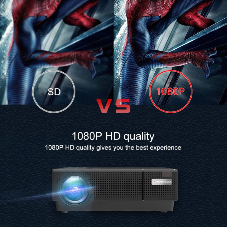 Cheerlux CL770 4000 Lumens 1920 x 1080P Full HD Smart Projector, Support HDMI x 2 / USB x 2 / VGA / AV