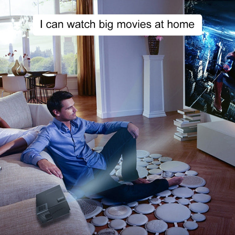 Cheerlux CL770 4000 Lumens 1920 x 1080P Full HD Smart Projector, Support HDMI x 2 / USB x 2 / VGA / AV