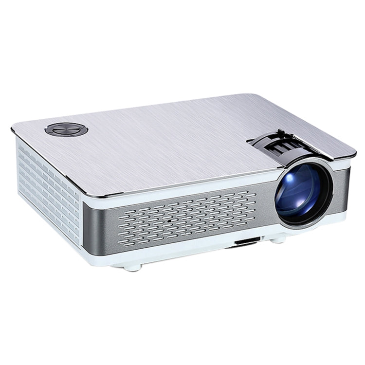 AUN AKEY5 UP 3800 Lumens 1920 x 1080P Full HD Home Entertainment Video Projector, Android 6.0, 1GB+8GB, Support Bluetooth / WiFi (White)