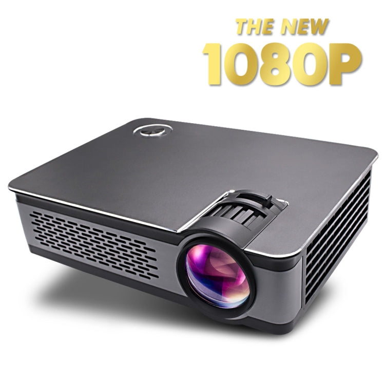 Wejoy L5 Home Theater Adjustable Optical Keystone Full HD 1080P LED LCD Video Projector with Remote Control(Black)