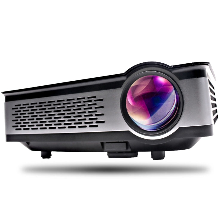 Wejoy L5 Home Theater Adjustable Optical Keystone Full HD 1080P LED LCD Video Projector with Remote Control(Black)