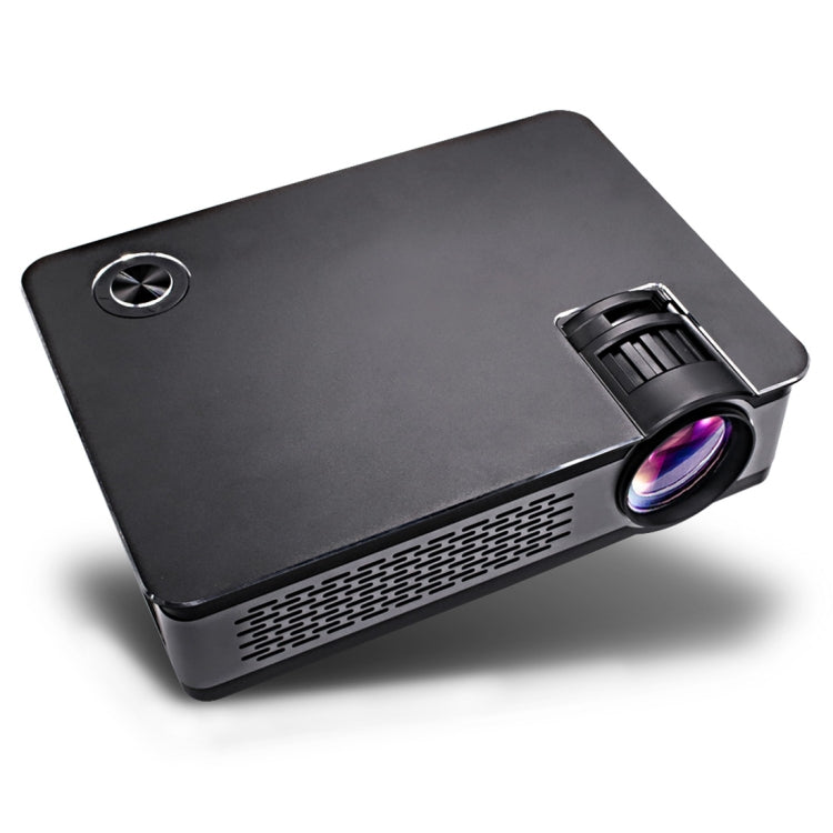 Wejoy L5 Home Theater Adjustable Optical Keystone Full HD 1080P LED LCD Video Projector with Remote Control(Black)