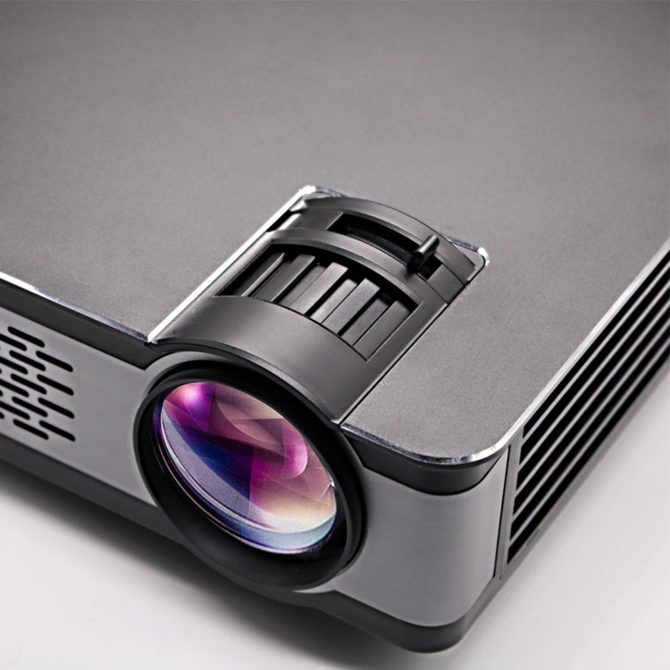 Wejoy L5 Home Theater Adjustable Optical Keystone Full HD 1080P LED LCD Video Projector with Remote Control(Black)