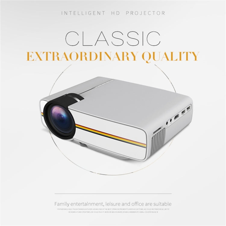 YG400 800x480 1200LM Mini LED Projector Home Theater, Support HDMI & AV & SD & USB & VGA, Mobile Phone Version