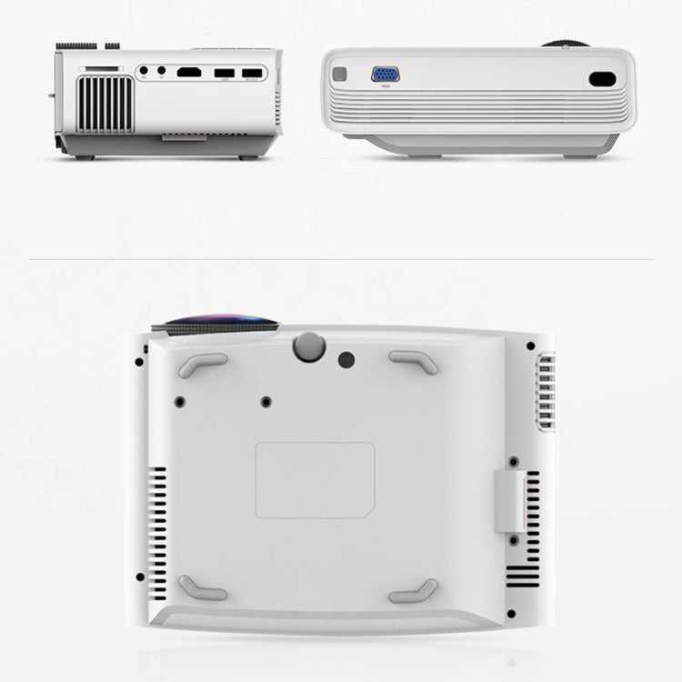 YG400 800x480 1200LM Mini LED Projector Home Theater, Support HDMI & AV & SD & USB & VGA, Mobile Phone Version