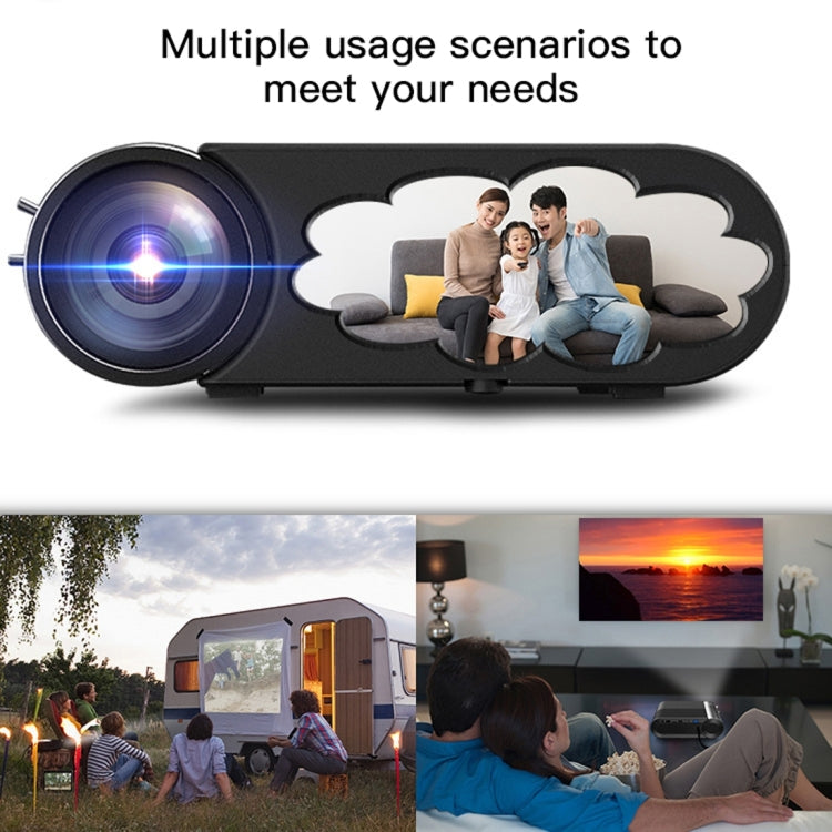 YG420 1280x1080P 2400LM Mini LED Projector Home Theater, Support HDMI & AV & SD & USB & VGA, Standard Version