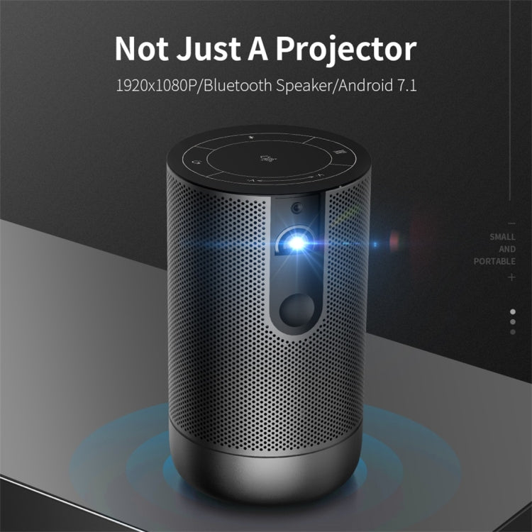D9 200 ANSI Lumens 1080P 3D HD Portable Digital Projector, Built-in Speaker, Support TF Card / USB / HDMI