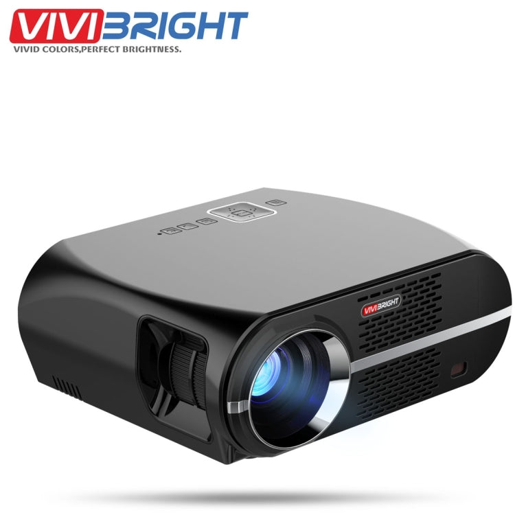 Vivibright GP100 1280x800 Home Theater LED Projector with Indicator light, Support HDMI & AV & USB Devices(Black)