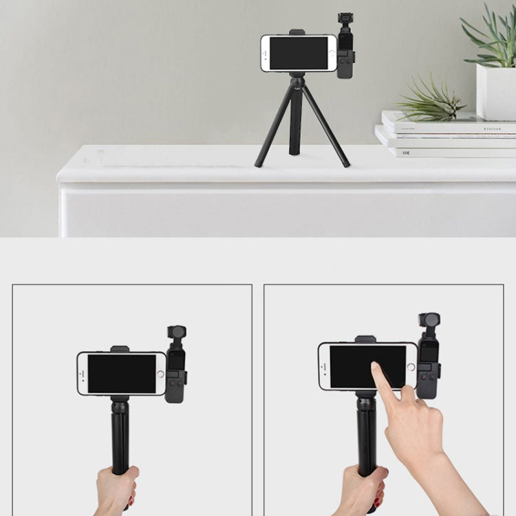 Mobile Phone Fixing Bracket +Tripod+Extension Rod for DJI OSMO Pocket