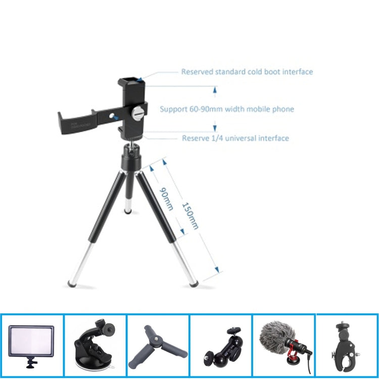 Phone Fixed Bracket Folding Tripod Stand Extension Mount for DJI OSMO Pocket