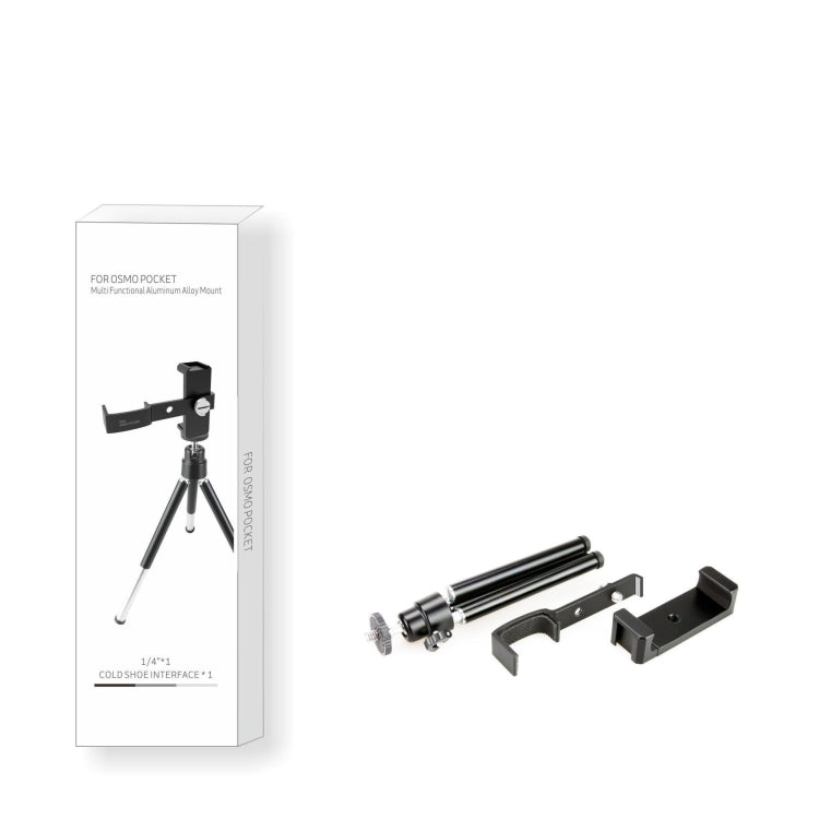 Phone Fixed Bracket Folding Tripod Stand Extension Mount for DJI OSMO Pocket