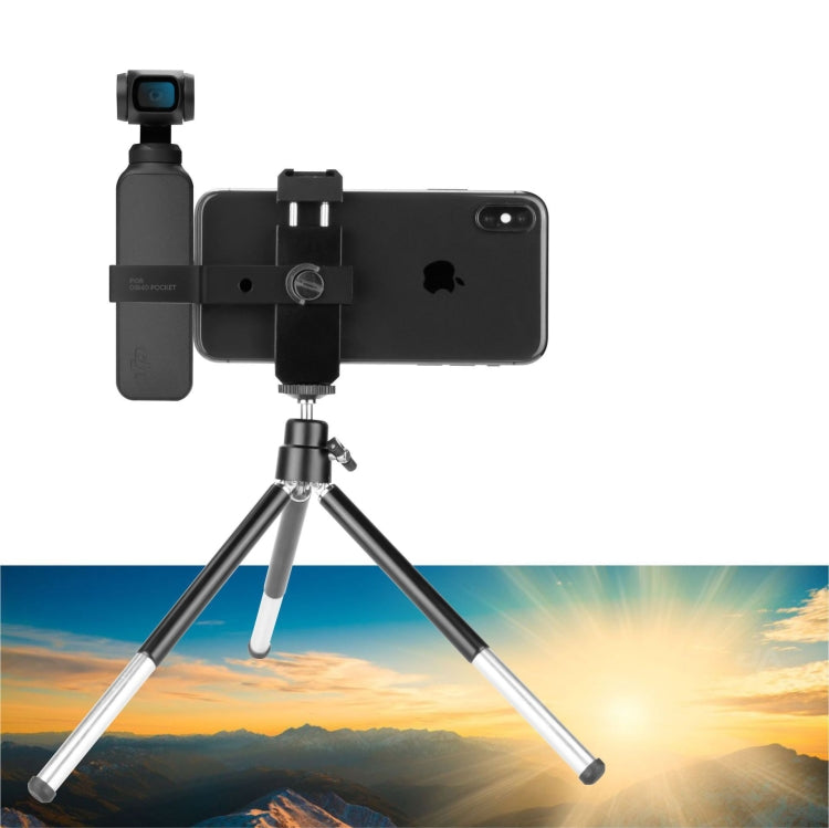 Phone Fixed Bracket Folding Tripod Stand Extension Mount for DJI OSMO Pocket