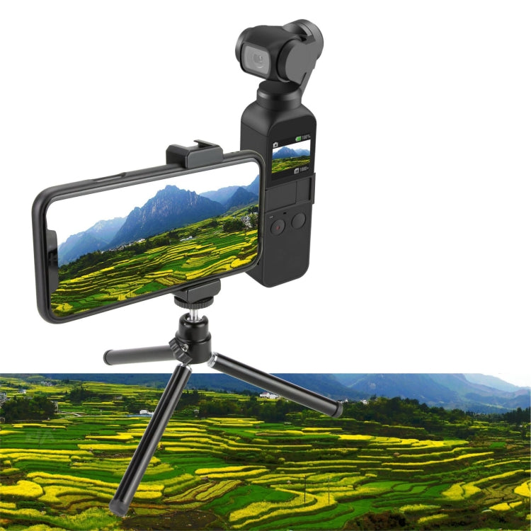Phone Fixed Bracket Folding Tripod Stand Extension Mount for DJI OSMO Pocket