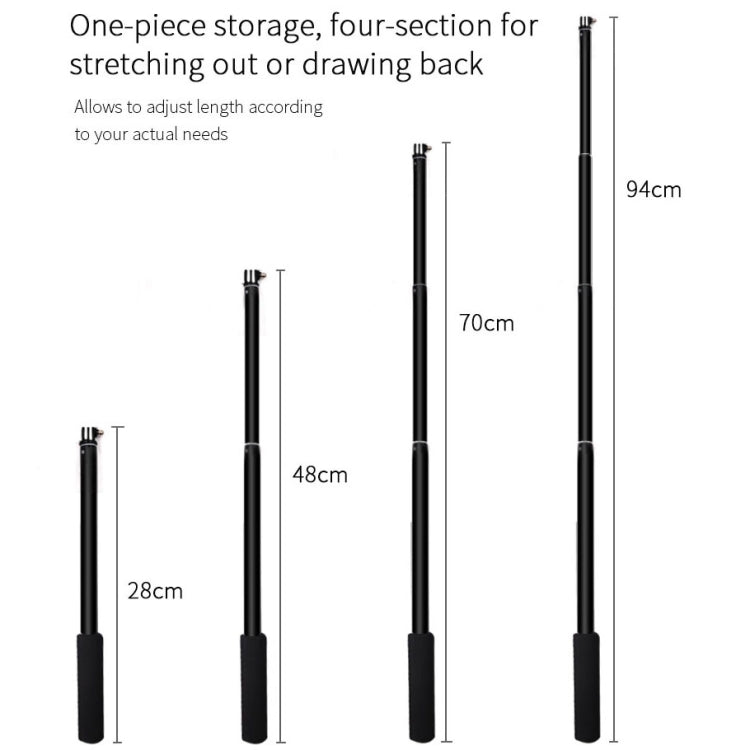 STARTRC Sports Camera Dedicated Universal Mobile Phone Clip Self-timer Extension Rod for DJI OSMO Action
