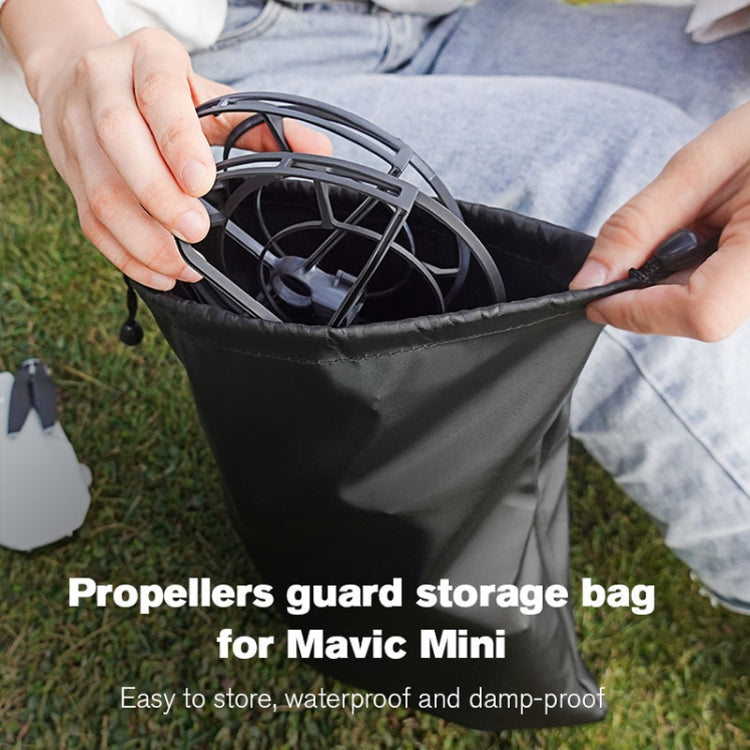 STARTRC Portable Blade Guard PU Storage Bag for DJI Mavci Mini Drone (Black)