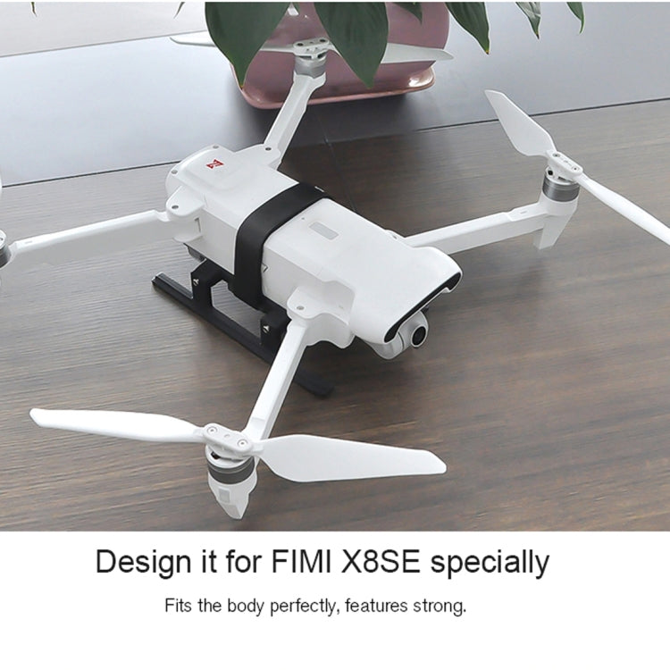 Shockproof Quick Release Anti-collision Landing Gear Height Extender Holder for Xiaomi FIMI X8 SE(Black)