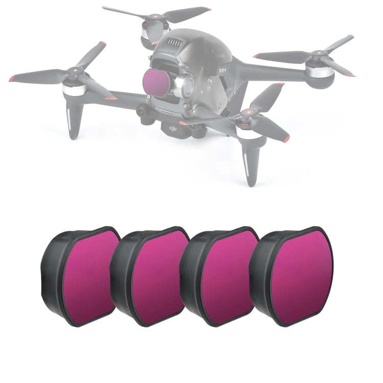 STARTRC 4 PCS ND8+ND16+ND32+ND64 Drone Lens Filter for DJI FPV