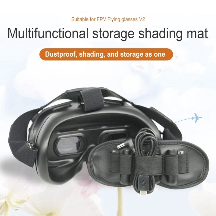 Protective Cover Dust Shading Storage Mat One Integrated Antenna Storage Accessories For DJI FPV Flight Glasses V2