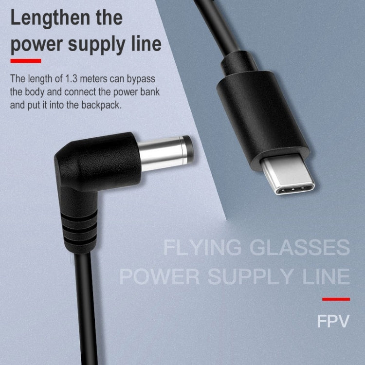 FPV-YJGDX-RC 130cm FPV Combo Power PD Fast Charge Cable for DJI FPV Goggles V2