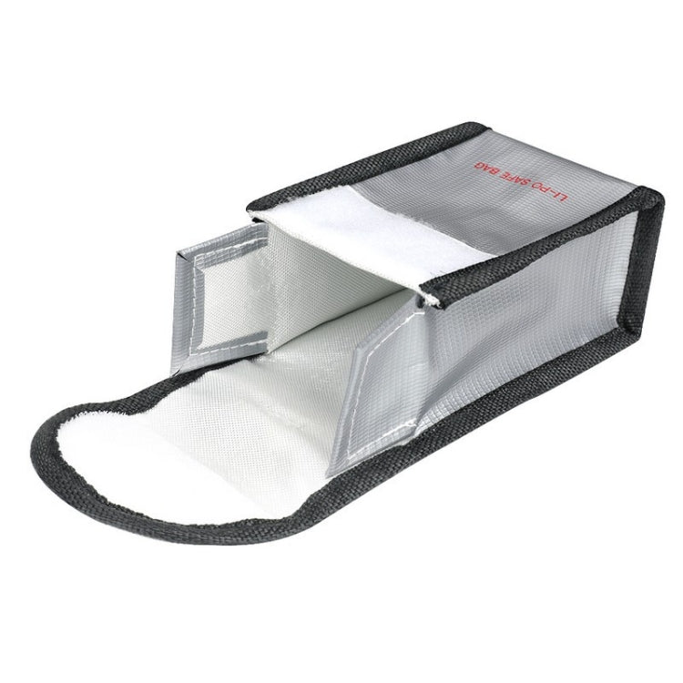 RCSTQ for DJI FPV Combo Battery Li-Po Safe Explosion-proof Storage Bag(Silver)