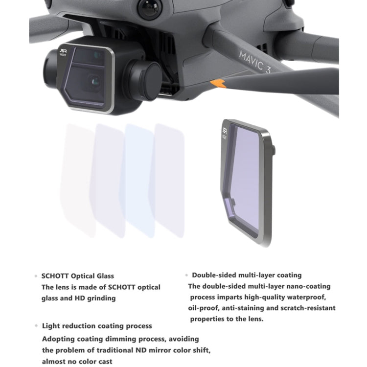 JSR Drone ND1000 Lens Filter for DJI Mavic 3