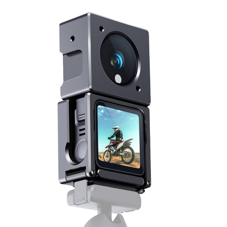 Split  Type Aluminum Alloy Cage for DJI Action 2 (Black)