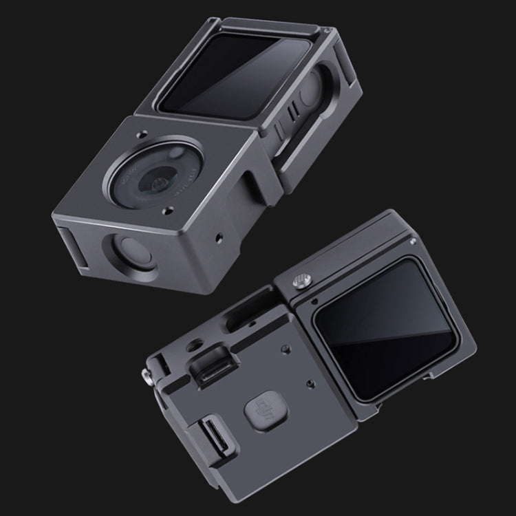 Split  Type Aluminum Alloy Cage for DJI Action 2 (Black)