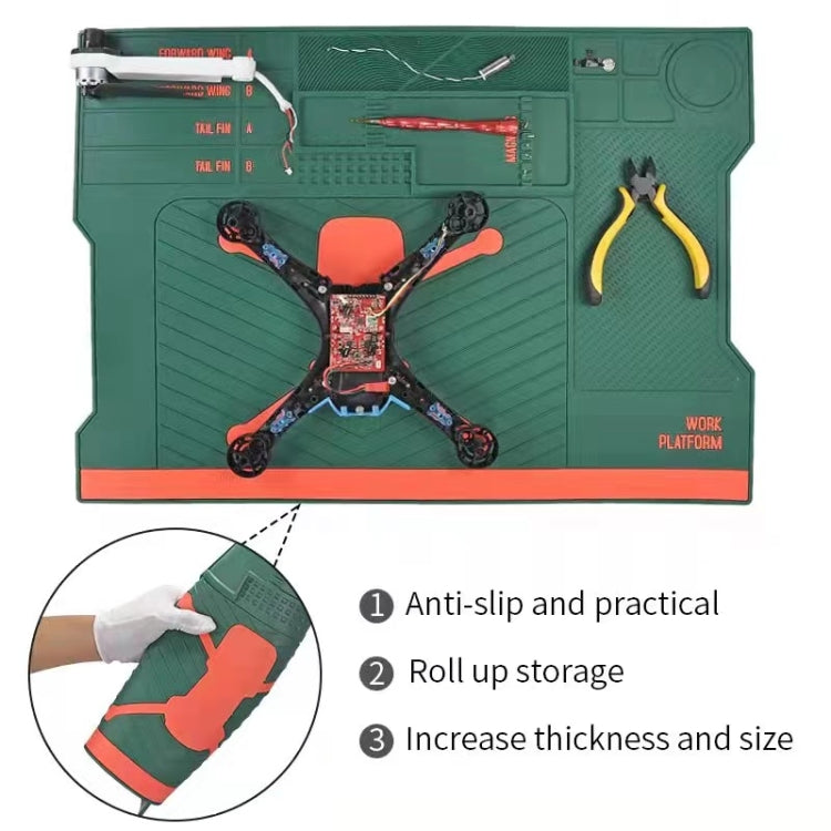 Maintenance Platform Repair Insulation Pad Silicone Mat for Drone